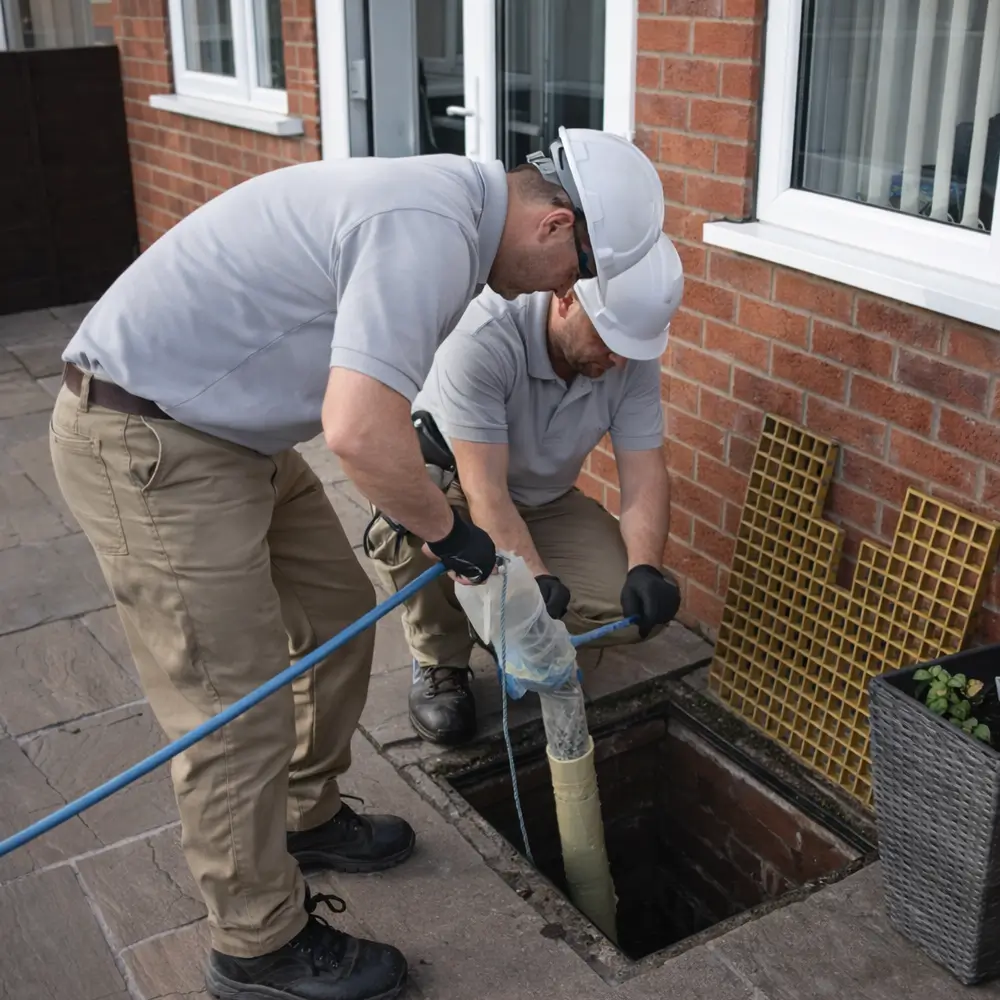 Blocked drain repair service in Laindon